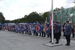 Uroczysty apel. Obchody na Placu Wolności we Wrocławiu z okazji 99. rocznicy Święta Policji
