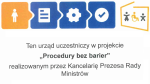 Grafika: projekt KPRM „Procedury bez barier