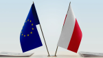 Flaga Polski i UE (źródło: Canva)